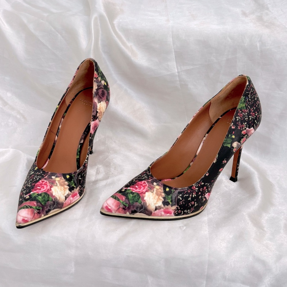 Brand New**Givenchy Multicolor Floral Leather Pumps